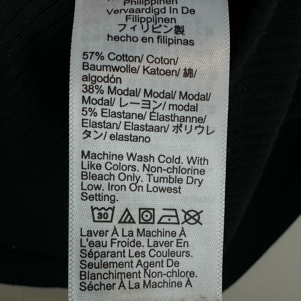 J. Crew Black and White Cut In Ringer Tank Size XXL 🔥 - Picture 5 of 8